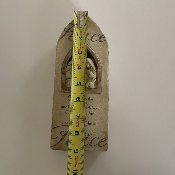 Ganz Peace Wall Art Nativity Plaque Ephesians 6:23 Scripture Jesus Mary Joseph - Picture 5 of 12